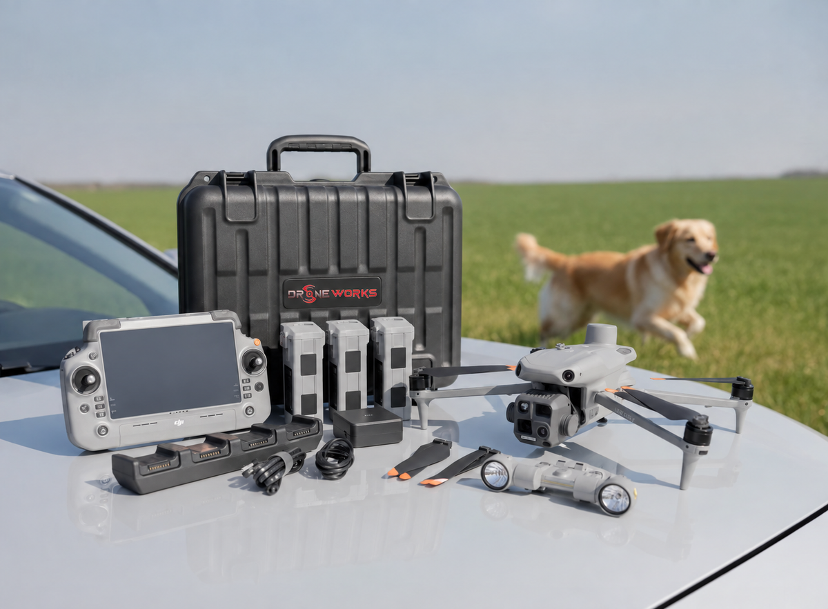 Pet search-and-rescue DJI Matrice drone bundles from Drone-Works