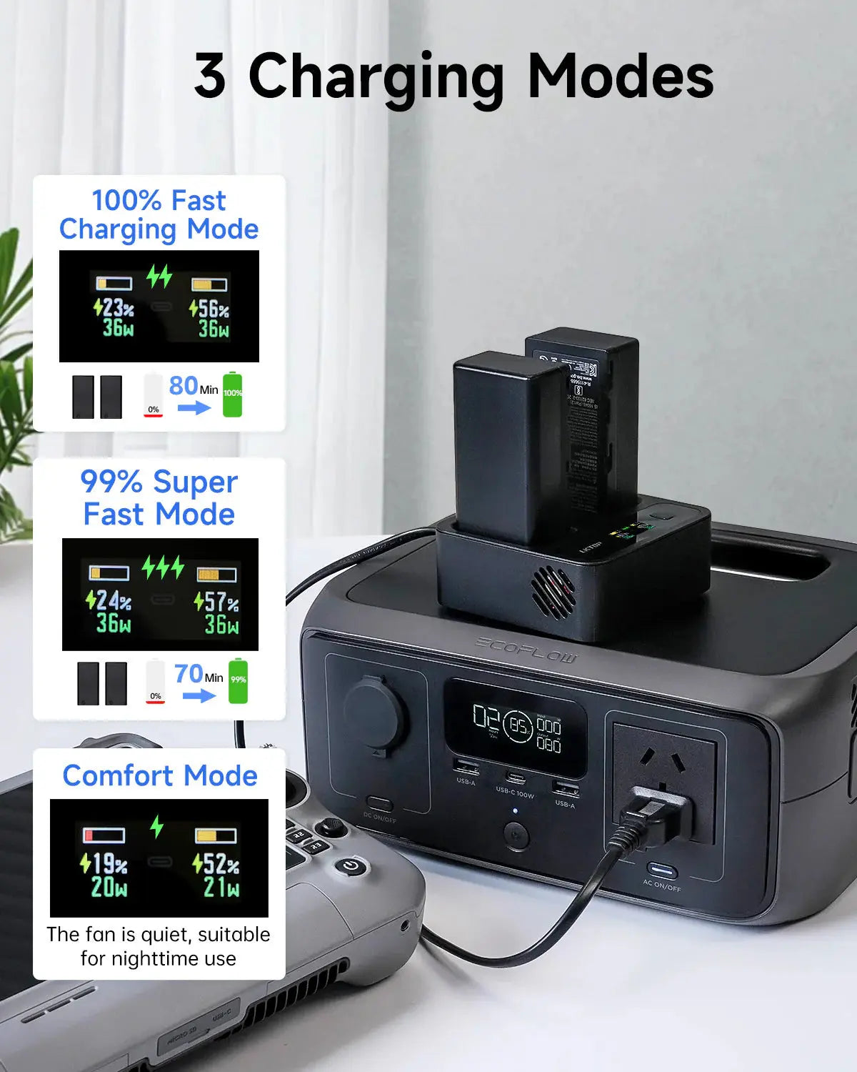 LKTOP Charging Hub for DJI WB37 Battery LKTOP